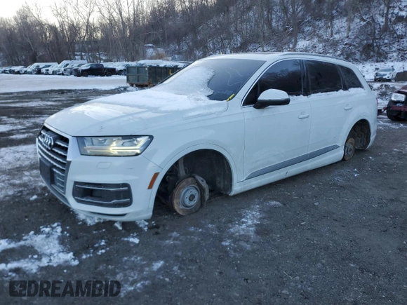 2017 Audi Q7 Premium Plus with VIN WA1LAAF76HD018067, listed as a Copart auction lot 41734245 with 138,716 mi miles and Salvage title. Bid and sale history available at DreamBid. Image 1.