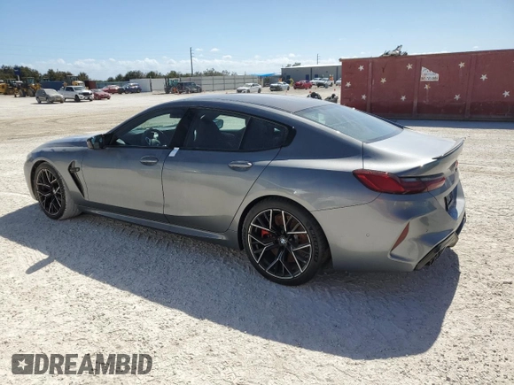 2024 BMW M8 Competition z VIN WBSGV0C02RCN81436, wystawiony jako Copart lot #76872664 z przebiegiem Nie podano mil oraz Nie do naprawy • Non repairable. Historia ofert i sprzedaży dostępna na DreamBid. Obrazek 2.