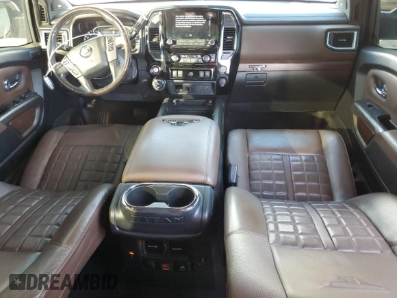 2021 Nissan Titan SV with VIN 1N6AA1EDXMN506587, listed as a Copart auction lot 85530864 with 94,339 mi miles and Salvage title. Bid and sale history available at DreamBid. Image 8.