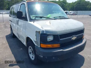 2010 Chevrolet Express Cargo with VIN 1GCZGFBG6A1121899, listed as a IAAI auction lot 42578016 with 283,136 mi miles and . Bid and sale history available at DreamBid. Image 1.