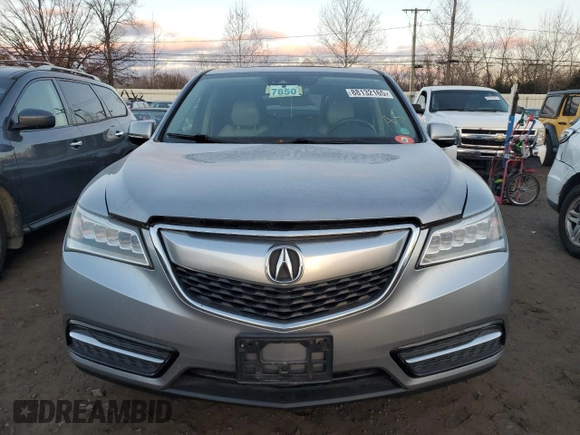 2016 Acura MDX w/Tech with VIN 5FRYD4H47GB060373, listed as a Copart auction lot 88132165 with 91,435 mi miles and Non Repairable. Bid and sale history available at carsss.com. Image 5.