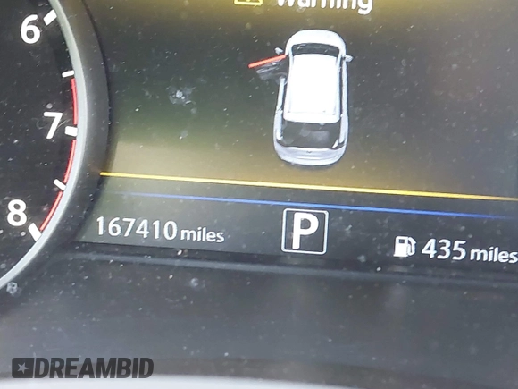 2015 Nissan Murano SV with VIN 5N1AZ2MH0FN270472, listed as a IAAI auction lot 41971525 with 167,410 mi miles. Bid and sale history available at carsss.com. Image 15.