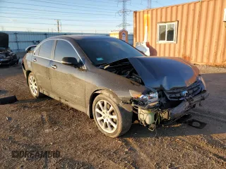 2008 Acura TSX with VIN JH4CL96858C003815, listed as a Copart auction lot 87290554 with 197,757 mi miles and Salvage Title. Bid and sale history available at carsss.com. Image 4.