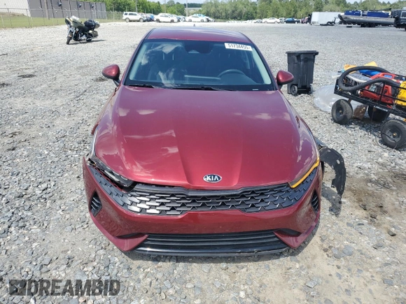 2021 Kia K5 LXS with VIN 5XXG14J24MG020565, listed as a Copart auction lot 51734455 with 91,262 mi miles and Salvage Title. Bid and sale history available at carsss.com. Image 5.