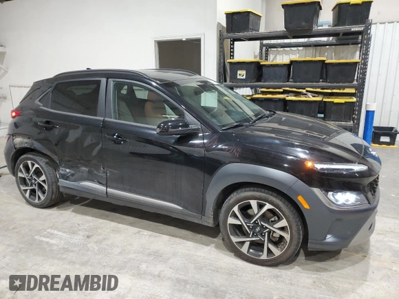 2022 Hyundai Kona Limited with VIN KM8K53A30NU814536, listed as a Copart auction lot 87874945 with 31,399 mi miles and Salvage Title. Bid and sale history available at carsss.com. Image 4.