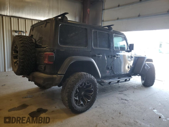 2018 Jeep Wrangler Unlimited Rubicon with VIN 1C4HJXFN0JW199514, listed as a Copart auction lot 41866515 with 85,448 mi miles and Clean title. Bid and sale history available at DreamBid. Image 3.