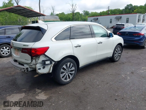2014 Acura MDX Technology with VIN 5FRYD4H40EB045338, listed as a IAAI auction lot 42369307 with 221,777 mi miles and . Bid and sale history available at DreamBid. Image 4.