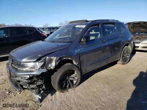 2021 Volkswagen Tiguan SE with VIN 3VV2B7AX1MM131773, listed as a Copart auction lot 47396625 with 53,203 mi miles and Salvage Title. Bid and sale history available at carsss.com. Image 1.