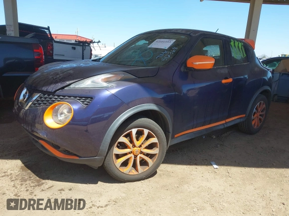 2015 Nissan Juke S with VIN JN8AF5MR1FT512368, listed as a IAAI auction lot 42101593 with 82,849 mi miles and . Bid and sale history available at DreamBid. Image 2.