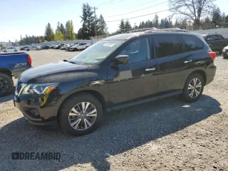 2018 Nissan Pathfinder SL with VIN 5N1DR2MM4JC630082, listed as a Copart auction lot 54056555 with 56,728 mi miles and Clean Title. Bid and sale history available at carsss.com. Image 1.