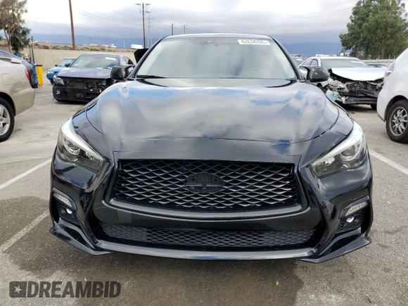 2018 Infiniti Q50 Sport with VIN JN1EV7APXJM365536, listed as a Copart auction lot 42634205 with 44,736 mi miles and Clean Title. Bid and sale history available at carsss.com. Image 5.