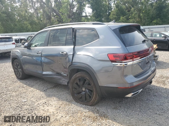 2024 Volkswagen Atlas SE z VIN 1V2JR2CA5RC597456, wystawiony jako Copart lot #57634905 z przebiegiem 8 994 mil mil oraz Szkoda całkowita • Salvage title. Historia ofert i sprzedaży dostępna na DreamBid. Obrazek 2.