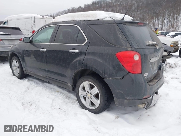 2014 Chevrolet Equinox LTZ with VIN 2GNFLHE39E6350753, listed as a IAAI auction lot 41356892 with 128,410 mi miles. Bid and sale history available at carsss.com. Image 3.