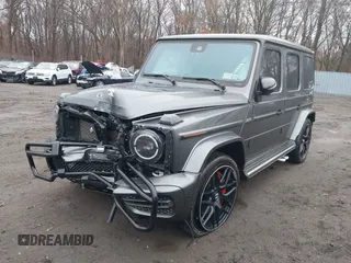 2019 Mercedes-Benz G 63 AMG with VIN WDCYC7HJXKX301279, listed as a IAAI auction lot 41427069 with 59,556 mi miles and . Bid and sale history available at DreamBid. Image 2.