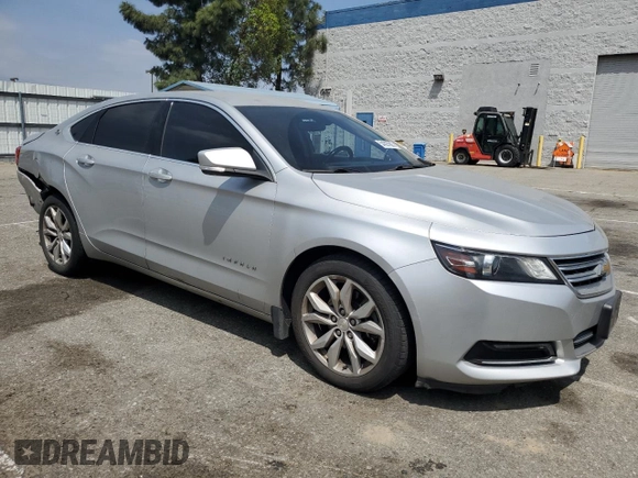 2017 Chevrolet Impala LT with VIN 2G1105S30H9163590, listed as a Copart auction lot 54397905 with 143,218 mi miles and Salvage Title. Bid and sale history available at DreamBid. Image 4.