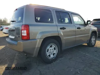 2008 Jeep Patriot Sport with VIN 1J8FF28W18D749495, listed as a Copart auction lot 89051465 with 159,067 mi miles and Salvage Title. Bid and sale history available at carsss.com. Image 3.