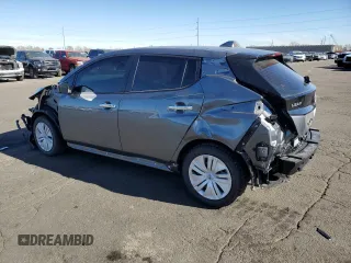 2025 Nissan LEAF S with VIN 1N4AZ1BV4SC561320, listed as a Copart auction lot 44426415 with 1,053 mi miles and Salvage Title. Bid and sale history available at carsss.com. Image 2.