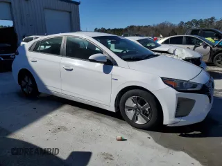 2017 Hyundai Ioniq Blue with VIN KMHC65LC9HU027938, listed as a Copart auction lot 48061475 with 87,612 mi miles and Salvage Title. Bid and sale history available at DreamBid. Image 4.