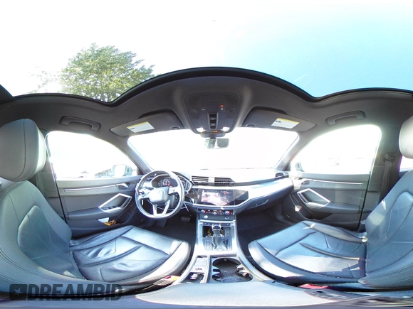 2020 Audi Q3 S line Premium with VIN WA1DECF35L1032280, listed as a Copart auction lot 58786915 with 48,006 mi miles and Salvage title. Bid and sale history available at DreamBid. Image 15.
