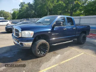 2007 Dodge 1500 SLT с VIN 1D7HU18277J593000, выставлен на аукционе Copart как лот 53093715 с пробегом 190 748 миль миль и Списание • Salvage title. История ставок и продаж доступна на DreamBid. Изображение 1.