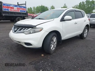 2012 Nissan Murano SV with VIN JN8AZ1MW8CW231314, listed as a IAAI auction lot 42183848 with 149,923 mi miles and . Bid and sale history available at carsss.com. Image 2.