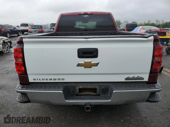2015 Chevrolet Silverado 1500 LT with VIN 1GCVKREC4FZ301432, listed as a Copart auction lot 57184285 with 186,534 mi miles and Clean Title. Bid and sale history available at DreamBid. Image 6.