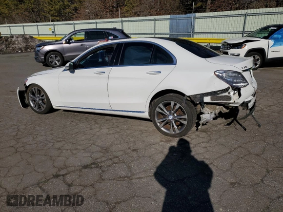 2017 Mercedes-Benz C 300 with VIN 55SWF4KB8HU209903, listed as a Copart auction lot 45295475 with Not Provided miles and Salvage Title. Bid and sale history available at carsss.com. Image 2.