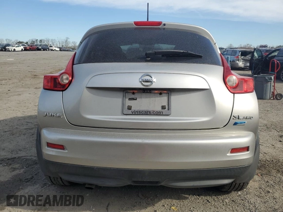 2012 Nissan Juke SV with VIN JN8AF5MV5CT114377, listed as a Copart auction lot 48019965 with 206,389 mi miles and Salvage Title. Bid and sale history available at DreamBid. Image 6.
