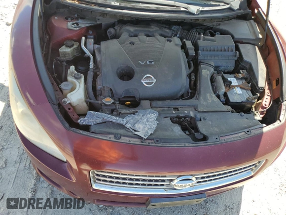 2009 Nissan Maxima SV with VIN 1N4AA51E69C820089, listed as a Copart auction lot 66046043 with 243,382 mi miles and Non Repairable. Bid and sale history available at DreamBid. Image 11.