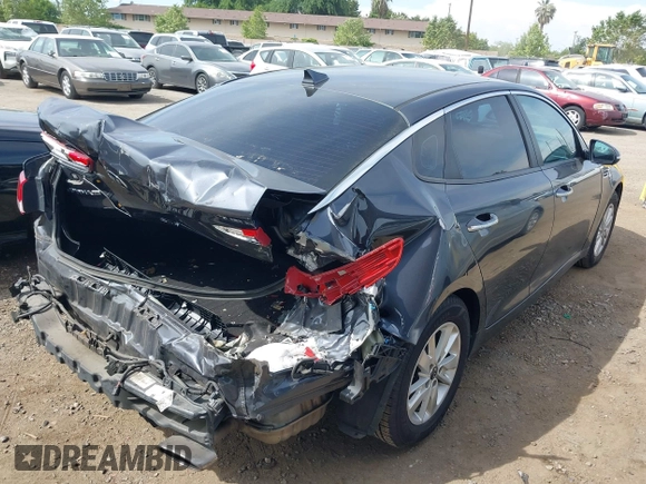 2018 Kia Optima LX z VIN KNAGT4L36J5216858, wystawiony jako IAAI lot #42149047 z przebiegiem 121 845 mil mil oraz . Historia ofert i sprzedaży dostępna na DreamBid. Obrazek 4.