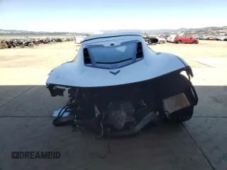 2025 Chevrolet Corvette 2LZ with VIN 1G1YE2D39S5604603, listed as a Copart auction lot 57466515 with Not provided miles and Salvage title. Bid and sale history available at DreamBid. Image 6.