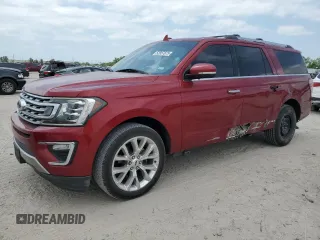 2018 Ford Expedition Max Limited z VIN 1FMJK1KT6JEA36903, wystawiony jako Copart lot #52957875 z przebiegiem 132 033 mil mil oraz Szkody całkowita. Historia ofert i sprzedaży dostępna na DreamBid. Obrazek 1.