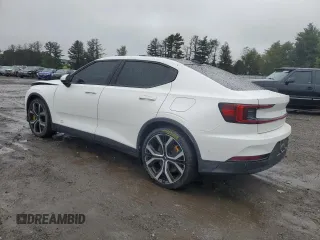 2021 Polestar 2 Launch Edition with VIN LPSED3KA2ML017218, listed as a Copart auction lot 73295444 with 33,808 mi miles and Salvage Title. Bid and sale history available at carsss.com. Image 2.