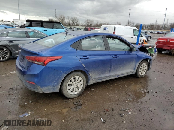 2020 Hyundai Accent SE with VIN 3KPC24A68LE108458, listed as a Copart auction lot 48017955 with 114,373 mi miles and Non Repairable. Bid and sale history available at carsss.com. Image 3.
