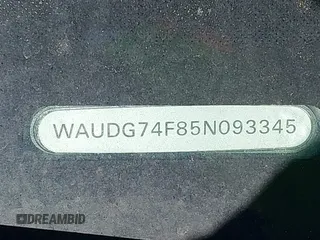 2005 Audi A6 z VIN WAUDG74F85N093345, wystawiony jako IAAI lot #42305290 z przebiegiem Nie podano mil oraz . Historia ofert i sprzedaży dostępna na DreamBid. Obrazek 11.