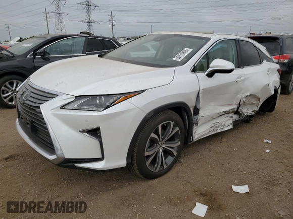 2018 Lexus RX 350 with VIN 2T2BZMCA0JC142572, listed as a Copart auction lot 56173905 with 68,432 mi miles and Salvage title. Bid and sale history available at DreamBid. Image 1.
