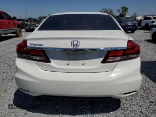 2015 Honda Civic Sedan LX with VIN 19XFB2F54FE214704, listed as a Copart auction lot 52505895 with 110,497 mi miles and Salvage Title. Bid and sale history available at carsss.com. Image 6.