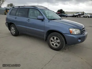 2007 Toyota Highlander with VIN JTEGD21A870170781, listed as a Copart auction lot 48015825 with 150,153 mi miles and Salvage Title. Bid and sale history available at carsss.com. Image 4.