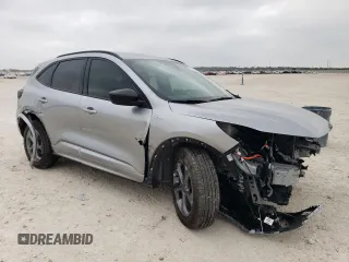 2024 Ford Escape ST-Line with VIN 1FMCU0MZ4RUA50198, listed as a Copart auction lot 79127864 with 5,135 mi miles and Salvage Title. Bid and sale history available at DreamBid. Image 4.