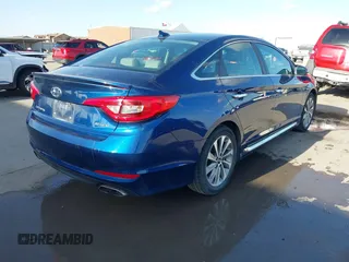2017 Hyundai Sonata Sport with VIN 5NPE34AF3HH558348, listed as a IAAI auction lot 41723289 with 99,829 mi miles and . Bid and sale history available at DreamBid. Image 4.