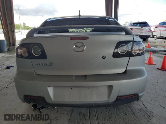 2008 Mazda 3 i Sport with VIN JM1BK12F181834357, listed as a Copart auction lot 86867614 with 52,411 mi miles and Clean Title. Bid and sale history available at DreamBid. Image 6.