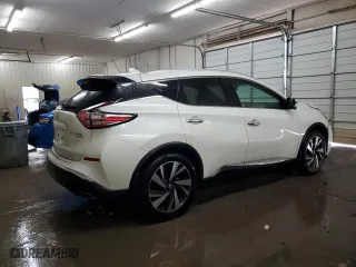 2017 Nissan Murano Platinum with VIN 5N1AZ2MH0HN134961, listed as a Copart auction lot 46897355 with 121,681 mi miles and Salvage Title. Bid and sale history available at carsss.com. Image 3.