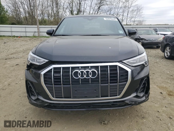 2023 Audi Q3 S line Premium with VIN WA1DECF32P1031268, listed as a Copart auction lot 53976095 with 20,891 mi miles and Salvage title. Bid and sale history available at DreamBid. Image 5.