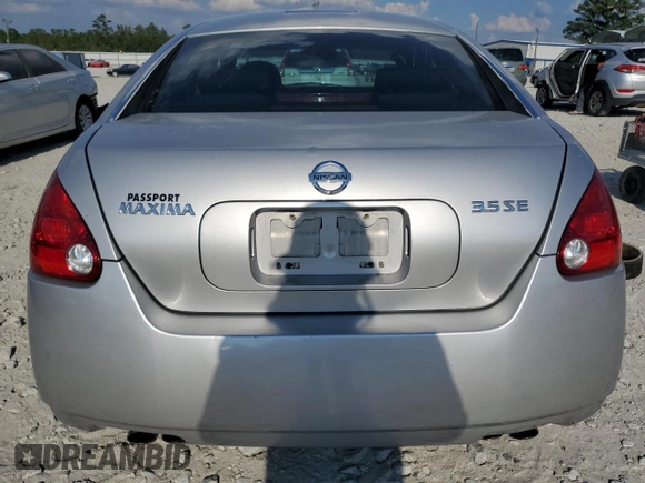 2006 Nissan Maxima 3.5 SE with VIN 1N4BA41E36C831951, listed as a Copart auction lot 74811904 with 277,544 mi miles and Salvage Title. Bid and sale history available at carsss.com. Image 6.