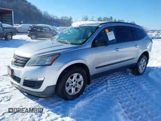 2013 Chevrolet Traverse LS with VIN 1GNKVFKD1DJ104162, listed as a IAAI auction lot 41299219 with 134,870 mi miles and . Bid and sale history available at DreamBid. Image 2.
