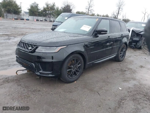 2020 Land Rover Range Rover Sport HSE with VIN SALWR2SU8LA723663, listed as a IAAI auction lot 41117703 with 47,378 mi miles. Bid and sale history available at carsss.com. Image 2.