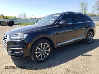 2017 Audi Q7 Premium Plus with VIN WA1LAAF74HD011134, listed as a Copart auction lot 56606265 with 76,839 mi miles and Clean Title. Bid and sale history available at DreamBid. Image 1.