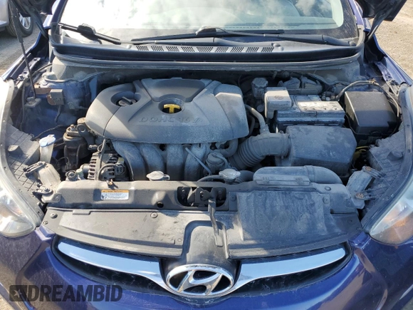 2013 Hyundai Elantra Limited z VIN 5NPDH4AE0DH192959, wystawiony jako Copart lot #75584194 z przebiegiem 192 233 mil mil oraz Szkoda całkowita • Salvage title. Historia ofert i sprzedaży dostępna na DreamBid. Obrazek 11.