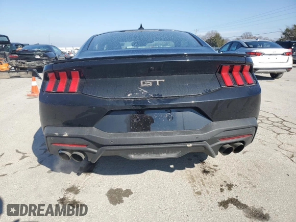 2024 Ford Mustang GT with VIN 1FA6P8CFXR5425350, listed as a Copart auction lot 44554165 with 4,356 mi miles and Salvage Title. Bid and sale history available at DreamBid. Image 6.