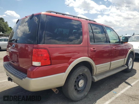2005 Ford Expedition Eddie Bauer with VIN 1FMPU17545LA15984, listed as a Copart auction lot 57132095 with 176,554 mi miles and Clean title. Bid and sale history available at DreamBid. Image 3.